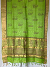 Load image into Gallery viewer, Bagh Kosa Kota Weave Silk Saree