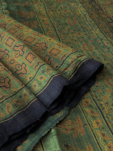 Load image into Gallery viewer, Ajrakh Desi Tussar Silk Saree