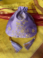 Load image into Gallery viewer, Silk Potli Lavender