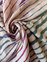 Load image into Gallery viewer, Lambani Embroidered Tussar Leheriya Saree