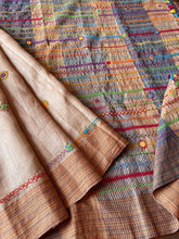 Load image into Gallery viewer, Lambani Bhagalpuri Tussar Silk Saree