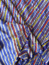 Load image into Gallery viewer, Lambani Embroidered Tussar Leheriya Saree