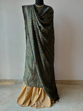 Load image into Gallery viewer, Ajrakh Tussar Kurta Dupatta Set