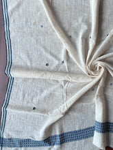 Load image into Gallery viewer, Handwoven Bhujodi Kala Cotton Saree