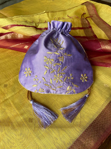 Silk Potli Lavender