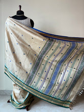 Load image into Gallery viewer, Karvati Kinaar Vidarbha Tussar Jaala Palla Saree