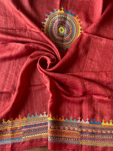 Tussar Lambani Blouse Piece