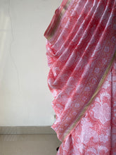 Load image into Gallery viewer, Block-Printed Silk-Cotton Saree