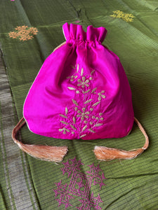 Silk Potli Pink