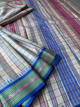 Load image into Gallery viewer, Karvati Kinar Vidarbha Tussar Checks Saree