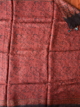 Load image into Gallery viewer, Ajrakh Tussar Silk Saree