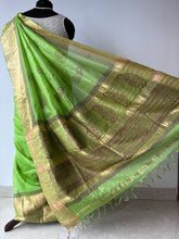Load image into Gallery viewer, Bagh Kosa Kota Weave Silk Saree