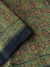 Load image into Gallery viewer, Ajrakh Desi Tussar Silk Saree