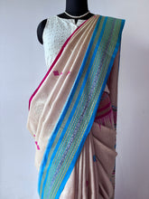 Load image into Gallery viewer, Karvati Kinaar Vidarbha Tussar Jaala Palla Saree