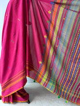 Load image into Gallery viewer, Handwoven Bhujodi Mulberry silk Saree