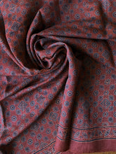 Load image into Gallery viewer, Ajrakh Desi Tussar Silk Saree