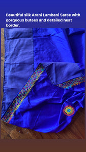 Lambani Arani Silk Saree