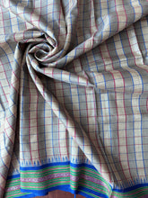 Load image into Gallery viewer, Karvati Kinar Vidarbha Tussar Checks Saree