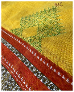 Kasuti Ilkal Handwoven Cotton Saree