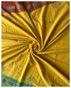 Kasuti Ilkal Handwoven Cotton Saree