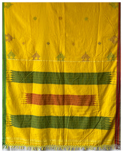 Kasuti Ilkal Handwoven Cotton Saree