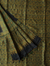 Load image into Gallery viewer, Ajrakh Tussar Kurta Dupatta Set