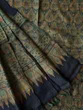 Load image into Gallery viewer, Ajrakh Tussar Kurta Dupatta Set