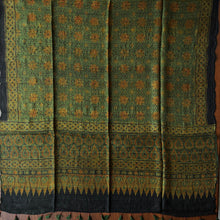 Load image into Gallery viewer, Ajrakh Tussar Kurta Dupatta Set