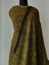 Load image into Gallery viewer, Ajrakh Tussar Kurta Dupatta Set