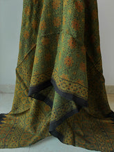 Load image into Gallery viewer, Ajrakh Tussar Kurta Dupatta Set
