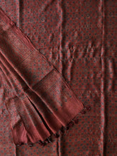 Load image into Gallery viewer, Ajrakh Tussar Kurta Dupatta Set