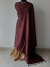 Load image into Gallery viewer, Ajrakh Tussar Kurta Dupatta Set