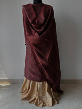 Load image into Gallery viewer, Ajrakh Tussar Kurta Dupatta Set