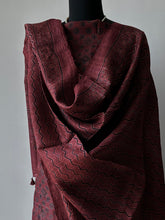 Load image into Gallery viewer, Ajrakh Tussar Kurta Dupatta Set