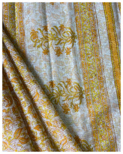 Kota Doria Crochet Lace Sarees