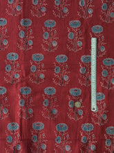 Load image into Gallery viewer, Ajrakh Cotton Fabric 4 - Hand Block Print Natural Dye Yardage