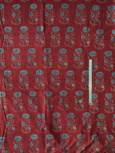 Load image into Gallery viewer, Ajrakh Cotton Fabric 4 - Hand Block Print Natural Dye Yardage