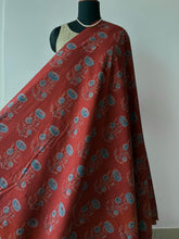 Load image into Gallery viewer, Ajrakh Cotton Fabric 4 - Hand Block Print Natural Dye Yardage