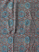 Load image into Gallery viewer, Ajrakh Cotton Fabric 5 - Hand Block Print Natural Dye Yardage