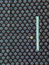 Load image into Gallery viewer, Ajrakh Cotton Fabric 6 - Hand Block Print Natural Dye Yardage