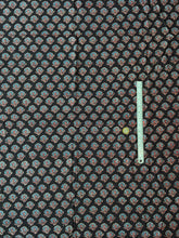 Load image into Gallery viewer, Ajrakh Cotton Fabric 6 - Hand Block Print Natural Dye Yardage
