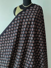 Load image into Gallery viewer, Ajrakh Cotton Fabric 6 - Hand Block Print Natural Dye Yardage