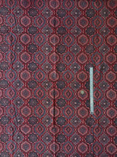 Load image into Gallery viewer, Ajrakh Cotton Fabric 7 - Hand Block Print Natural Dye Yardage