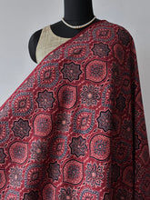 Load image into Gallery viewer, Ajrakh Cotton Fabric 7 - Hand Block Print Natural Dye Yardage