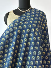 Load image into Gallery viewer, Ajrakh Cotton Fabric 8 - Hand Block Print Natural Dye Yardage