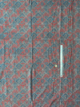 Load image into Gallery viewer, Ajrakh Cotton Fabric 9 - Hand Block Print Natural Dye Yardage
