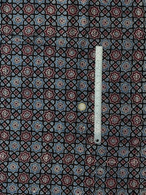 Load image into Gallery viewer, Ajrakh Cotton Fabric 10 - Hand Block Print Natural Dye Yardage