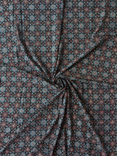 Load image into Gallery viewer, Ajrakh Cotton Fabric 10 - Hand Block Print Natural Dye Yardage