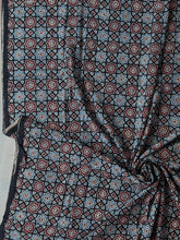 Load image into Gallery viewer, Ajrakh Cotton Fabric 10 - Hand Block Print Natural Dye Yardage