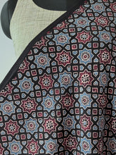 Load image into Gallery viewer, Ajrakh Cotton Fabric 10 - Hand Block Print Natural Dye Yardage